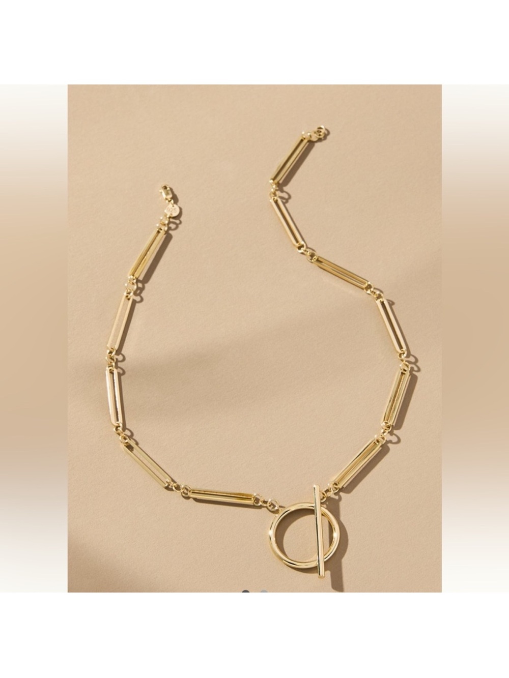 Jennifer Zeuner Gold Vermeil Geraldine necklace
